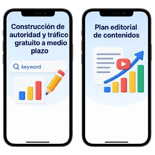 Construcción de autoridad y tráfico gratuito a medio plazo Construcción de autoridad y tráfico gratuito a medio plazo