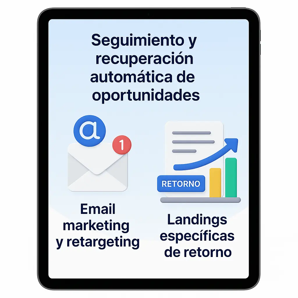 Seguimiento y recuperación automática de oportunidades Seguimiento y recuperación automática de oportunidades
