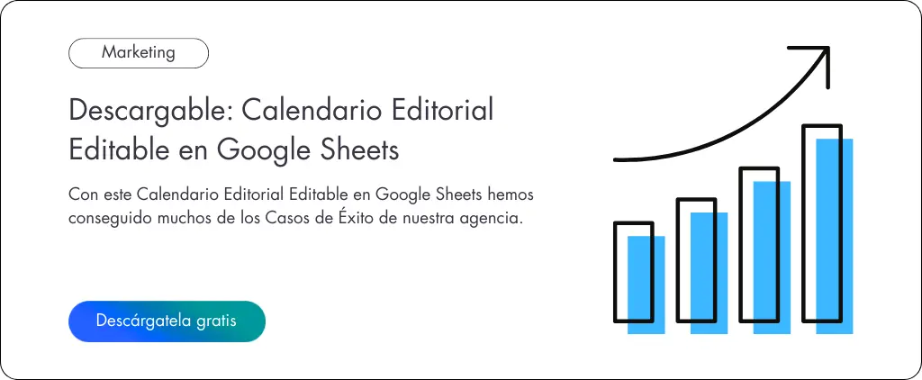 Descargable Calendario Editorial Editable en Google Sheets Calendario Editorial Editable en Google Sheets